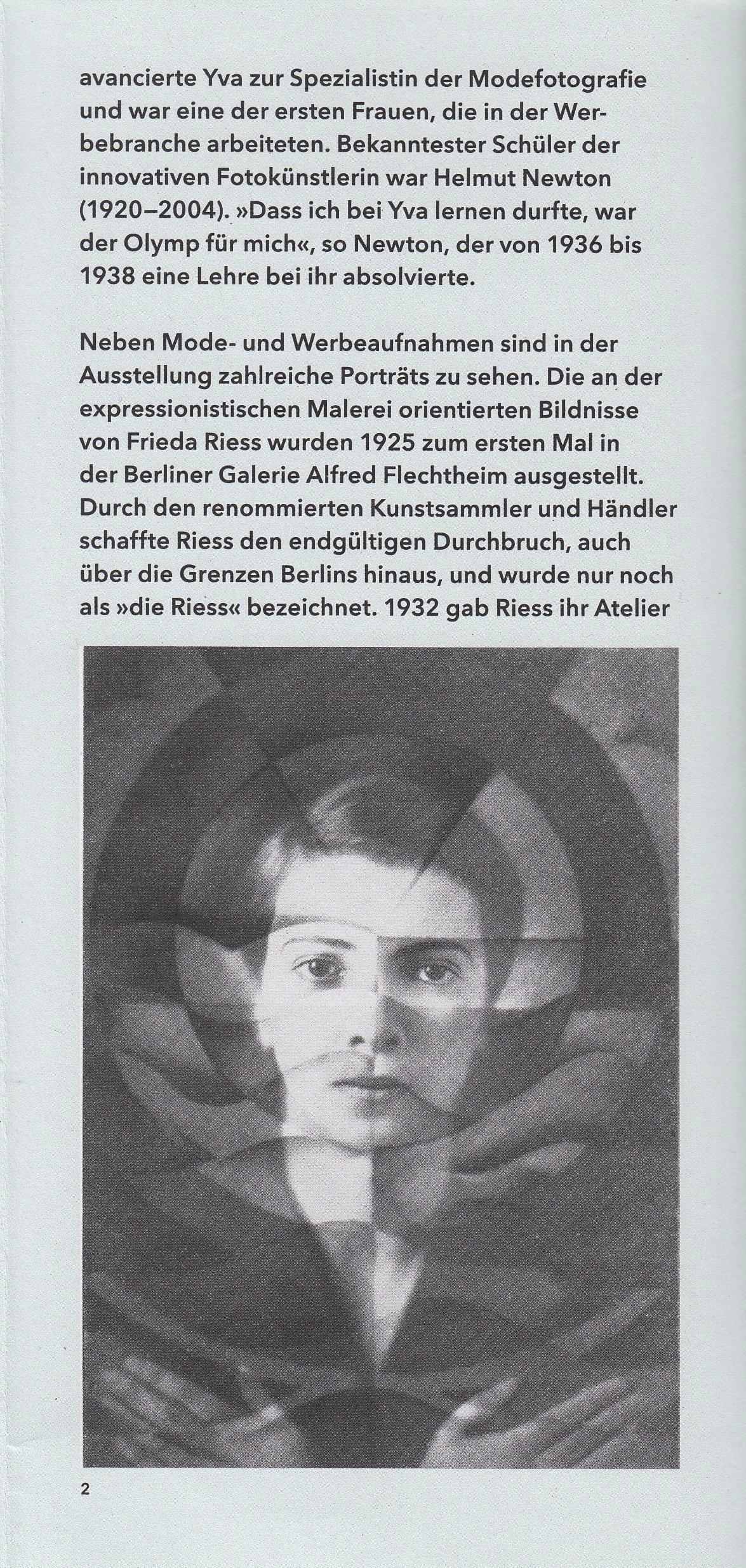 Frieda Riess und Yva - Opelvillen